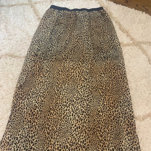 H&M Maxi Cheetah Print Skirt - Picture 2 of 5